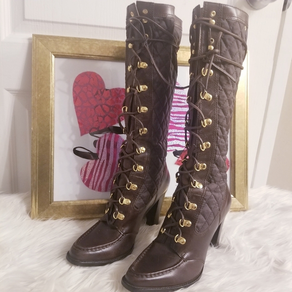 Michael Kors Shoes - ⬇️Price Reduced⬇Michael Kors LeatherQuilted  Boots